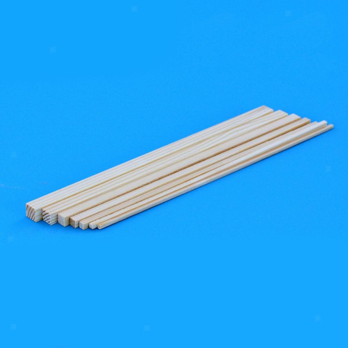 100 * Unfinished Wooden Sticks  Rod Poles Unpainted