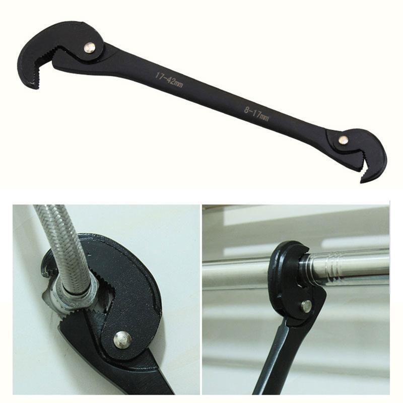 Universal 310mm Ratcheting  Wrench Double Manual Fast Wrench with Spring
