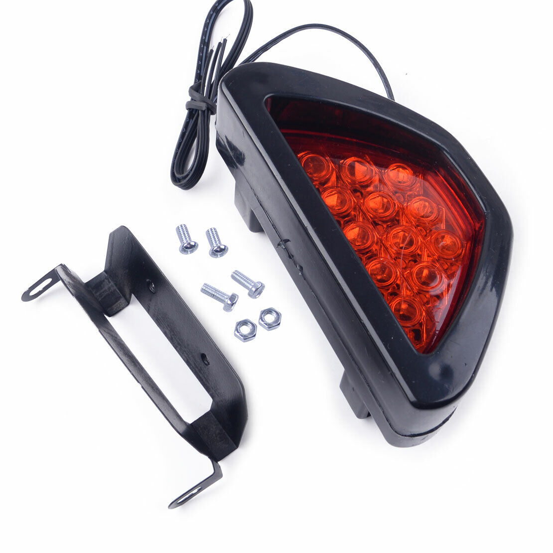 12 LED 12V Triangle Red Car Tail Light Rear Lamp Brake Stop Light Signal Lamp li