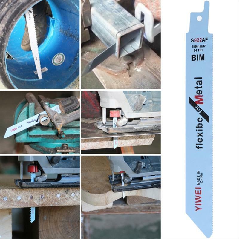 10 pcs High Speed Steel Reciprocating Saw Blades for  Wood Metal Pruning Cutting