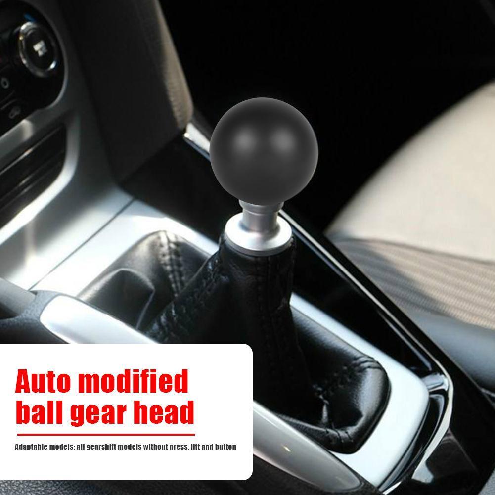 Ball Shaped Car Gear Shift Knob Manual Transmission Gear Stick Knob (Black)