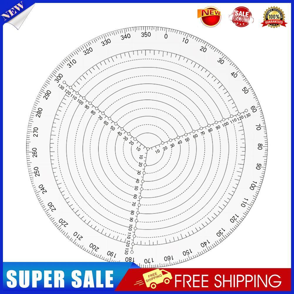 Acrylic Round Center Finder Compass Circle Cutter for Wood Turners Lathe