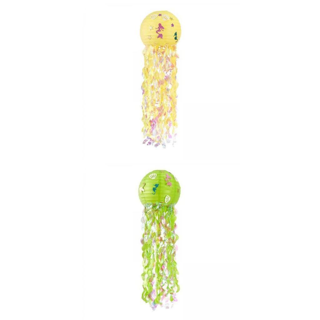 2 Piece Mermaid Party Jellyfish Mermaid Lamp DIY Party Decoration