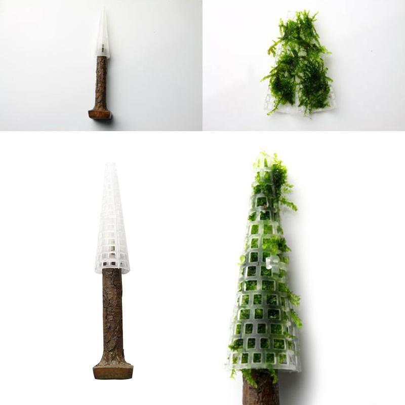 Aquatic Plants Moss Holder Live Grass Bracket Fish Tank Decor Accessories
