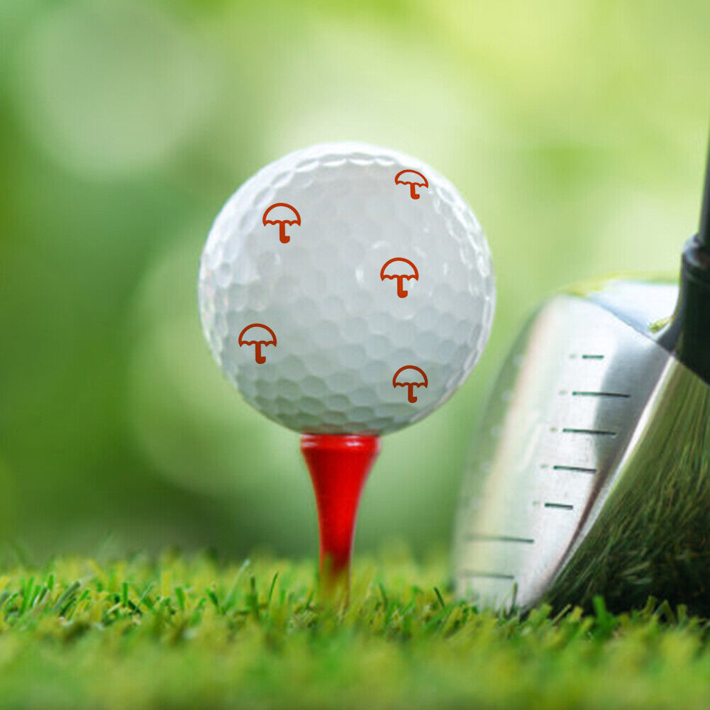 Golf Ball Stamp Marker Ink Golf Ball Stamper Non Fading Golfer Seal (D)