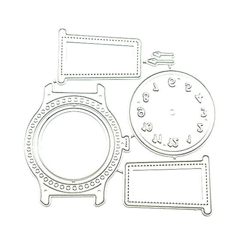 Watch Cutting Dies Carbon Steel Embossing Die Cuts for Card Making Scrapbooking