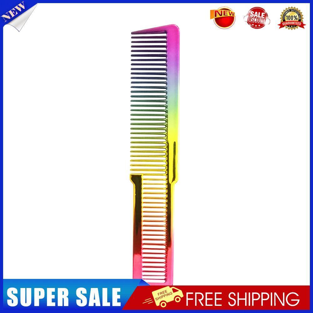 Haircut Hairdresser Comb Colorful Rainbow Comb Hairdressing Styling Tool