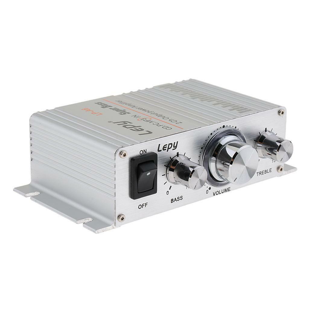 2 Channel Stereo  Speaker Amplifier DC 12V -Fi  Stereo