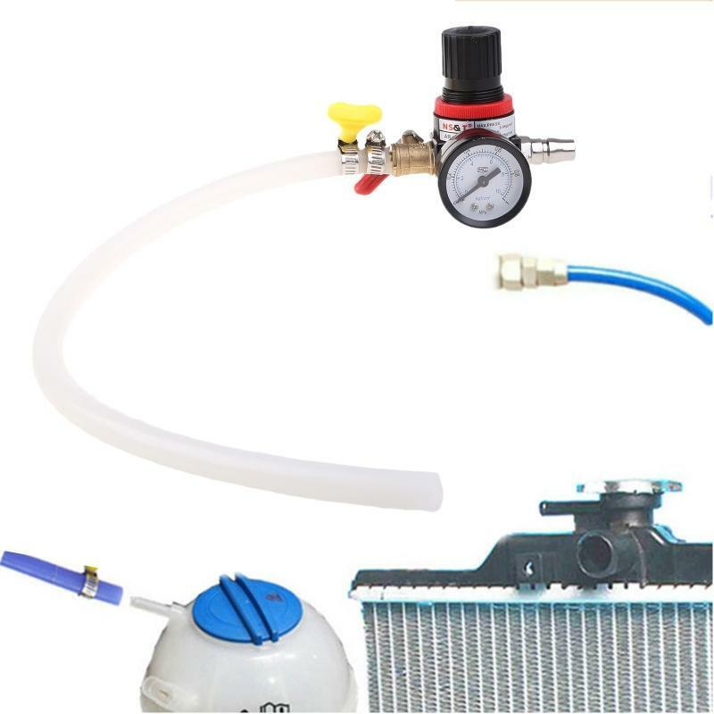 Auto Coolant Water Tank Leakage Detector Universal Pressure Tester Gauge 50cm