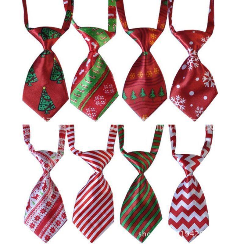 Dog Puppy Bow Tie Accessories for Christmas Festival Pet Lovely Decor 16 Pcs