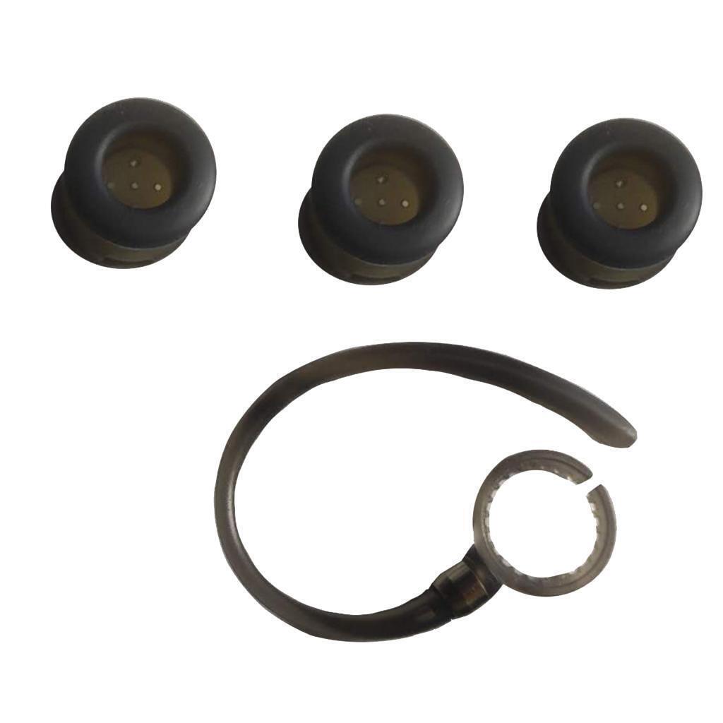 Black Round earplugs-Earhook Set for    FLIP HZ720 H17txt Series