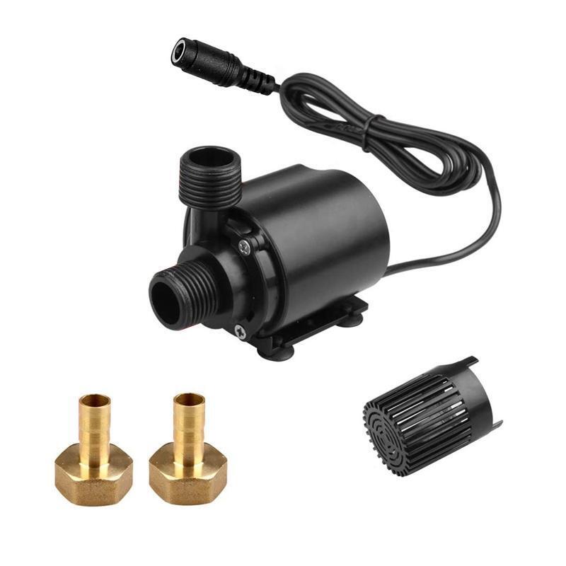 Brushless DC Water Pump Lift 500cm Submersible Fountain Aquarium Circulating
