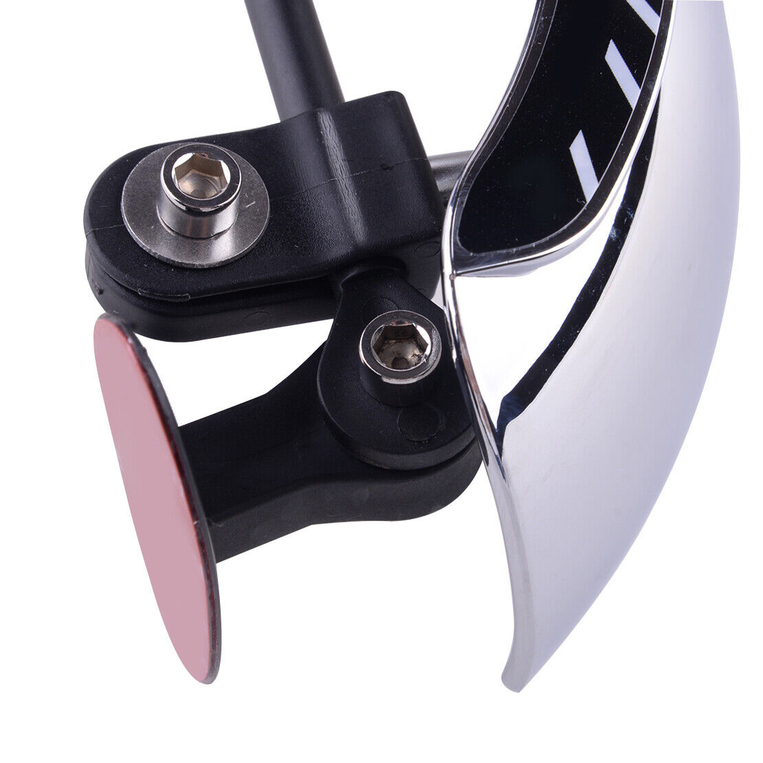 Motorcycle 180° Wide Angle Windshield Rearview Mirror Blind Spot Mirror Safety