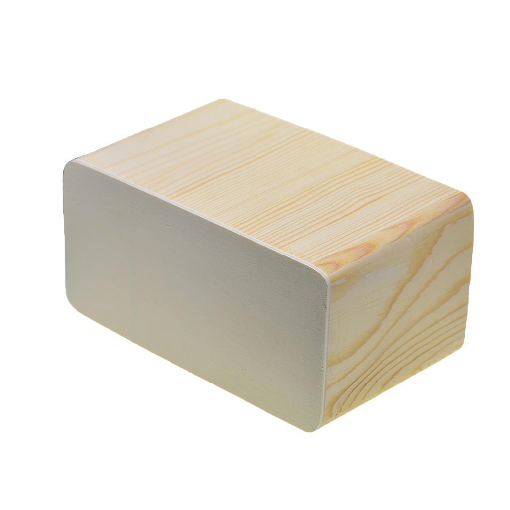 Wood Pen Pencil Holder Container Stationery Case Office Desktop Organizer