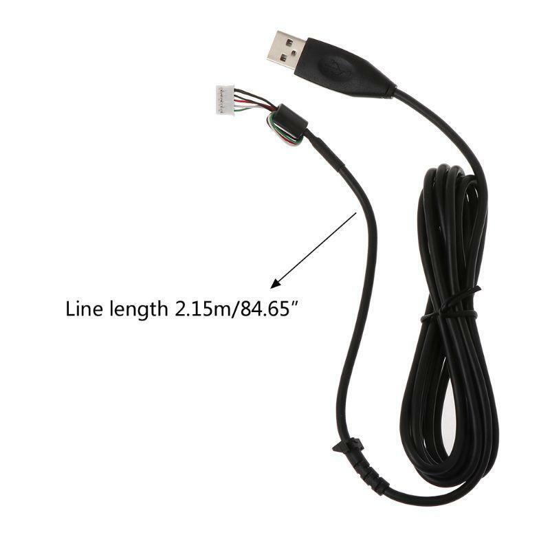 Durable USB Soft Mouse Cable Line Replacement Wire For Logitech G402 Mouse