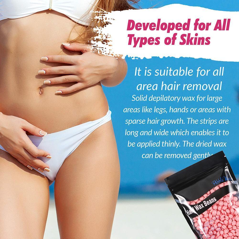 100g Wax Beans Depilatory Hot Pellet Bikini Face Arm Body Hair Removal (I)