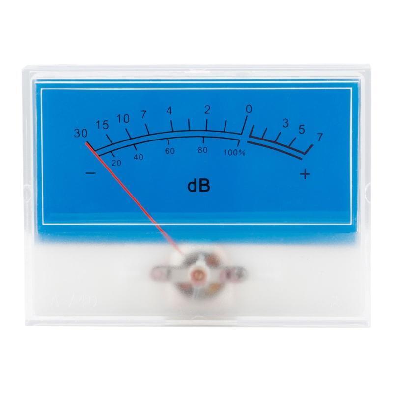 High-Precision Panel VU Meter Power Amplifier Audio DB Level Header for Home