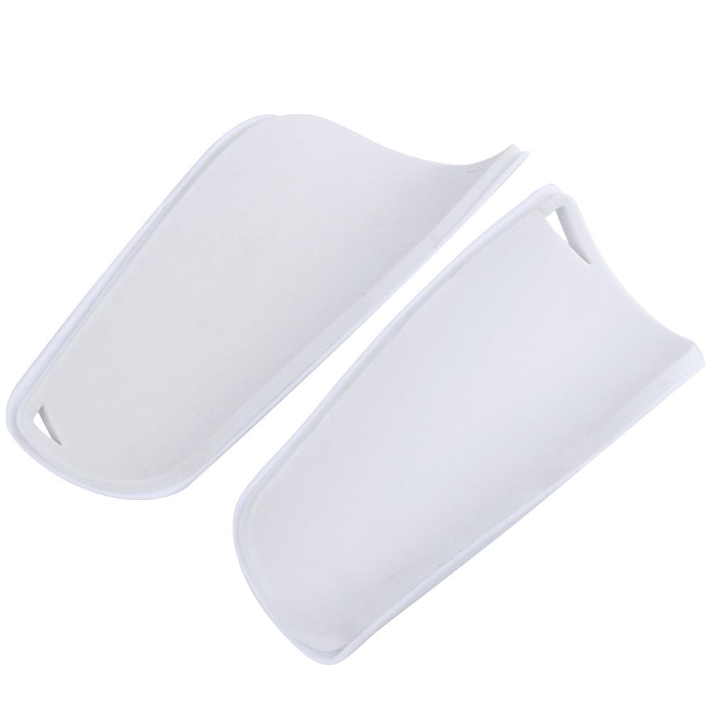 2pcs Kids Football Soccer Shin Guards Leg Supports Protector Pads (White)