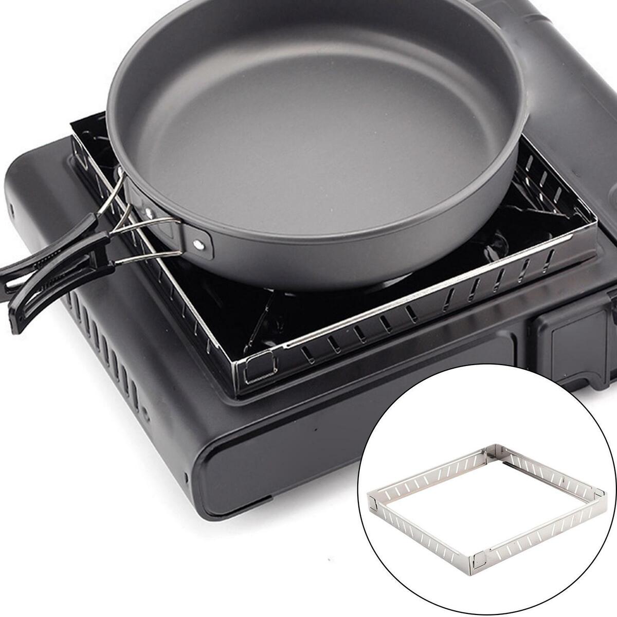 Gas Stove Wind Shield Gas Cassette Stove Windshield for Hiking Emergency