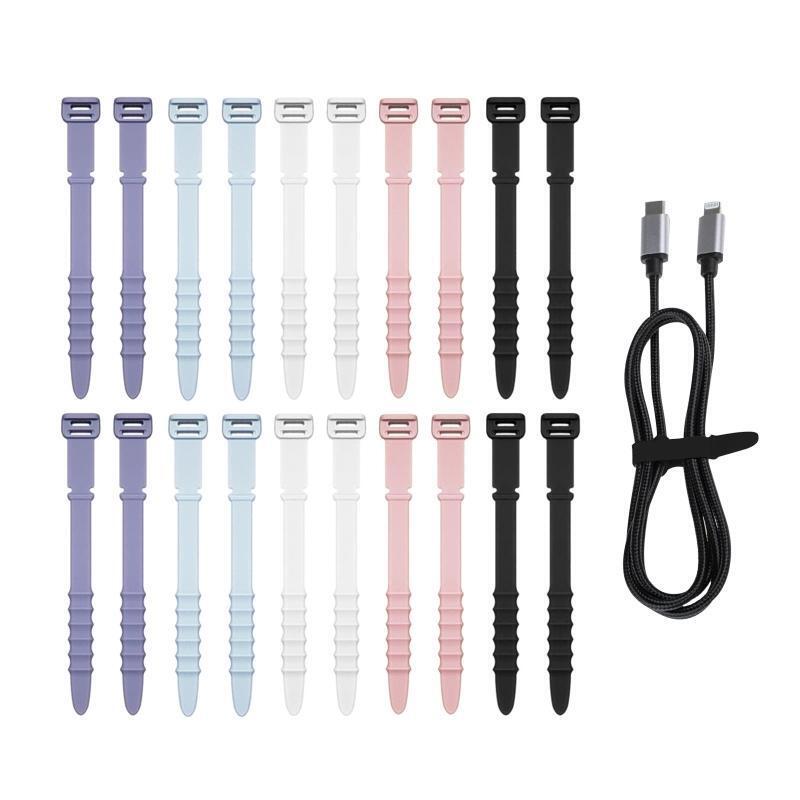 Cables Twist Ties Rubber Wires Ties Management Ties Cord Straps Organizer