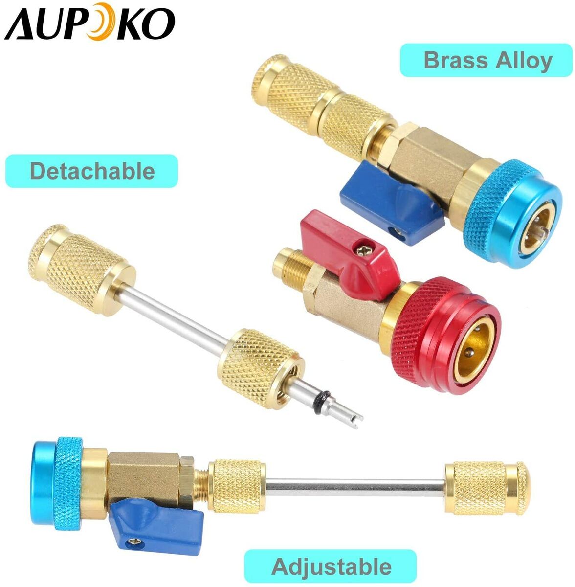 HQ High Low Pressure Valve Core Remover for R134A Refrigerant Air Conditioner