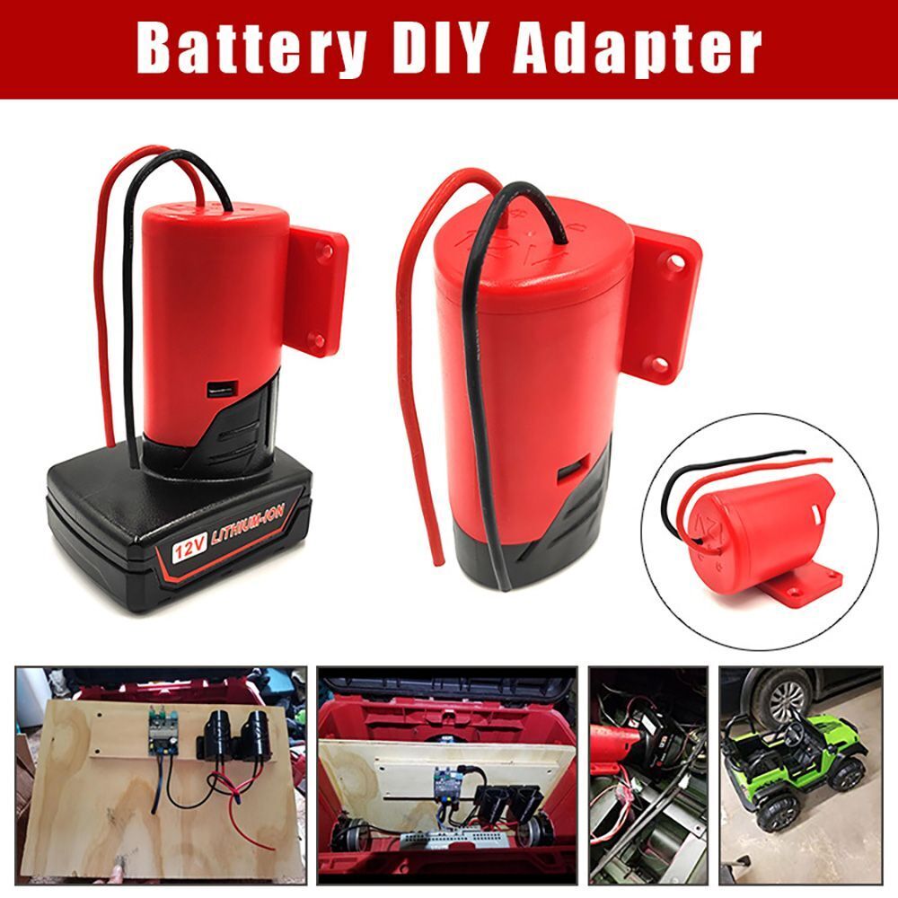 Conversion Battery Diy Adapter Power Connector For Milwaukee Adapter Dock