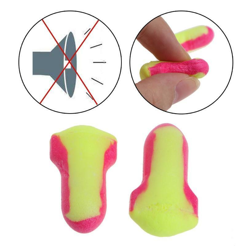 10 Pairs Earbuds Washable Ear Plugs Comfortable to Wear Eartips Foam Earplugs