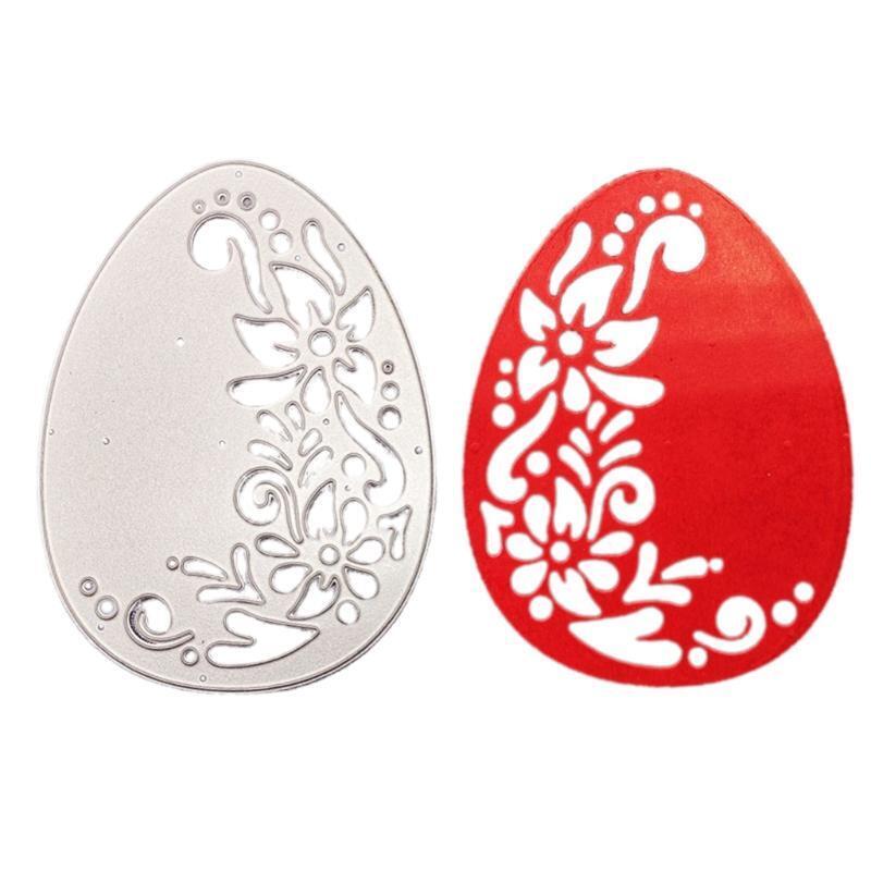 Easter Egg Cutting Dies Greeting Invitation Festival Blessing Cards Making Tools