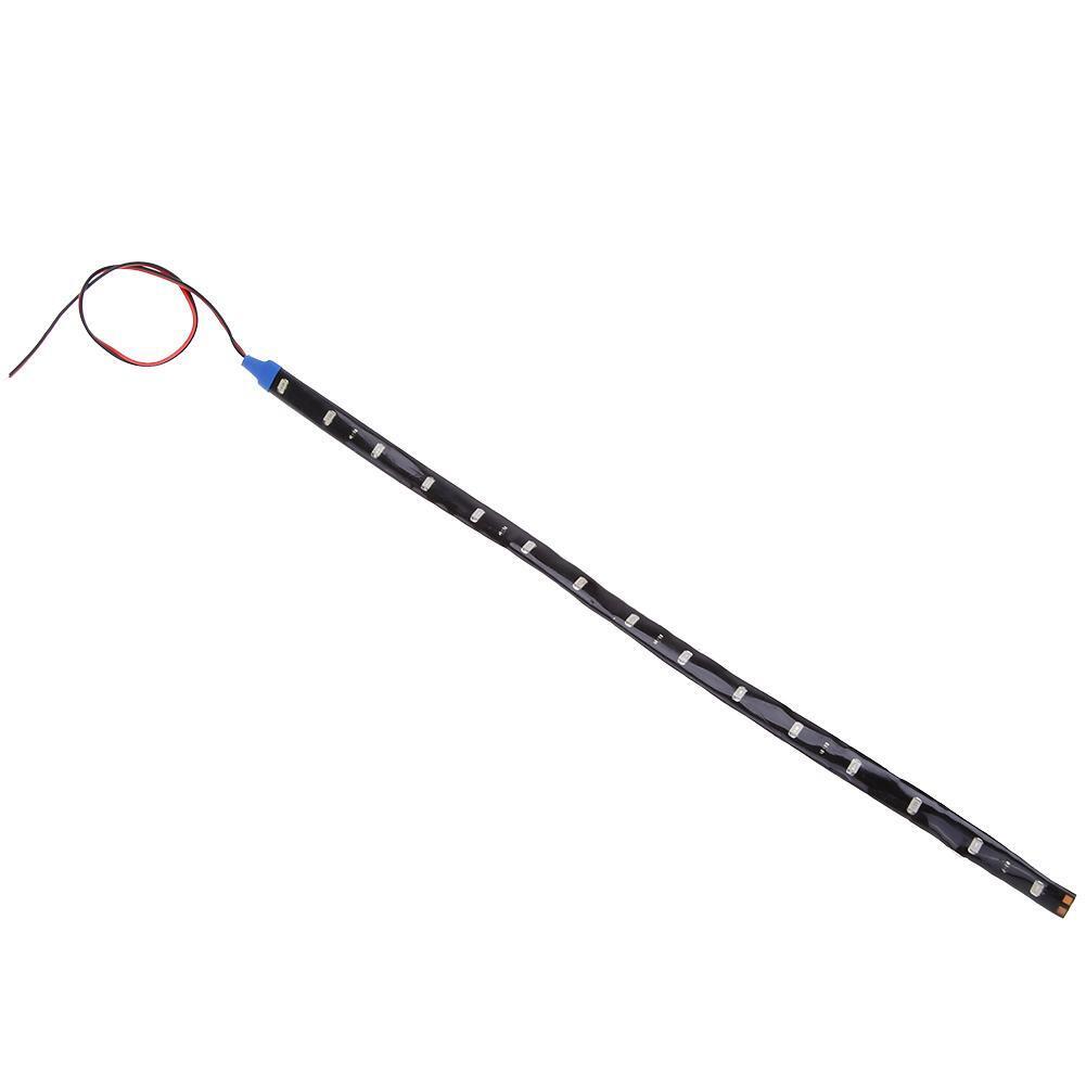 4pcs 30cm/11.8in 15LED Waterproof Flexible Car Truck Grill Light Strips (1)