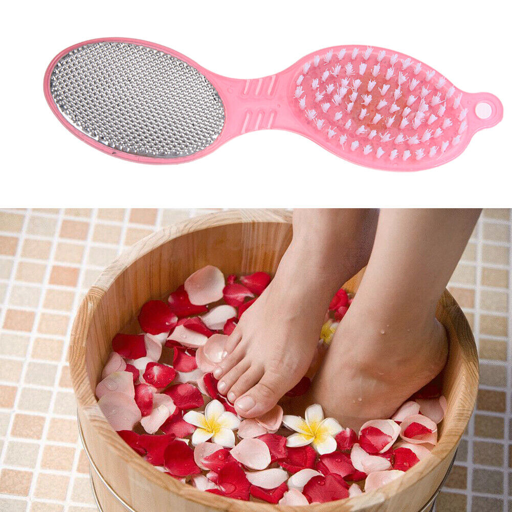 4 IN 1 Foot Care Callus Brush Pumice Scrubber Pedicure Exfoliate Remover