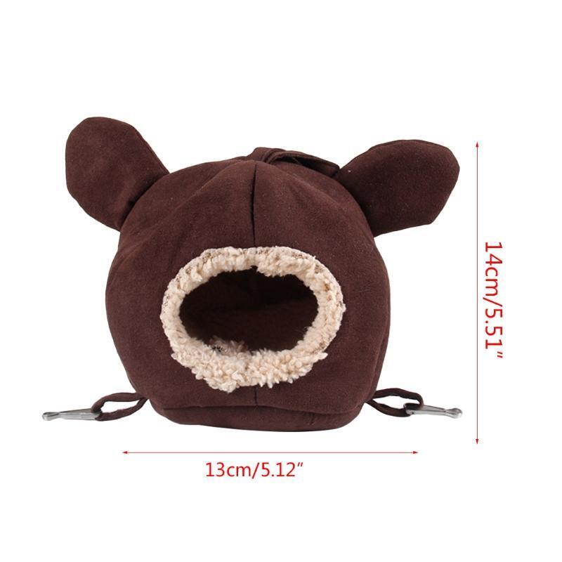Cute Hamster House Cage Pet Small Animals Chinchillas Winter Warm Sleeping Bed