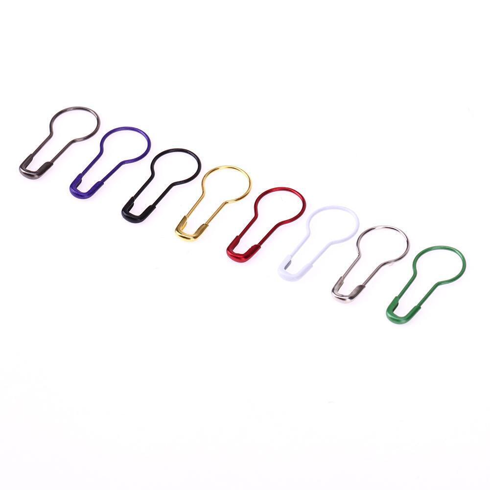 500pcs/pack Gourd Safety Pins Metal Clips Knitting Stitch Marker Tag Pins