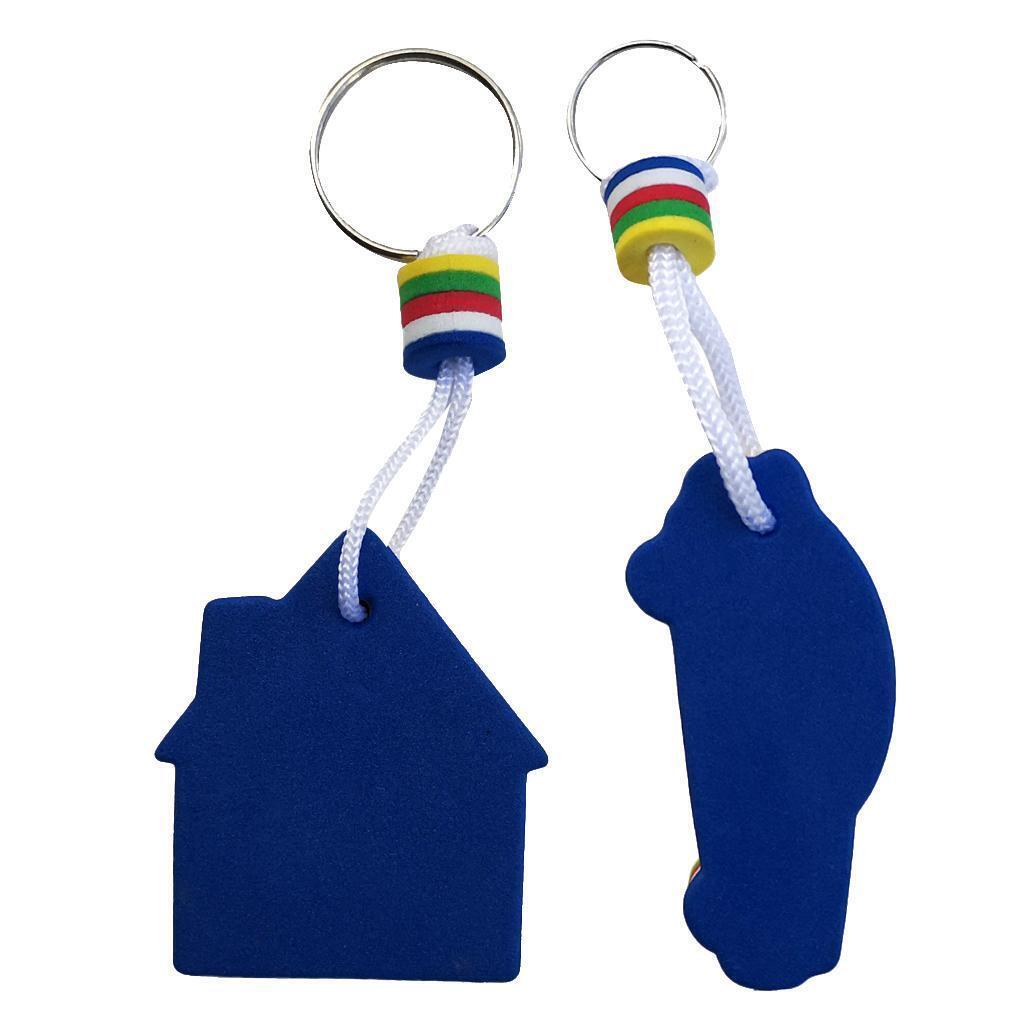 Car & House Shape Safety Floating Keyring for Boating Yachting Sailing Swim