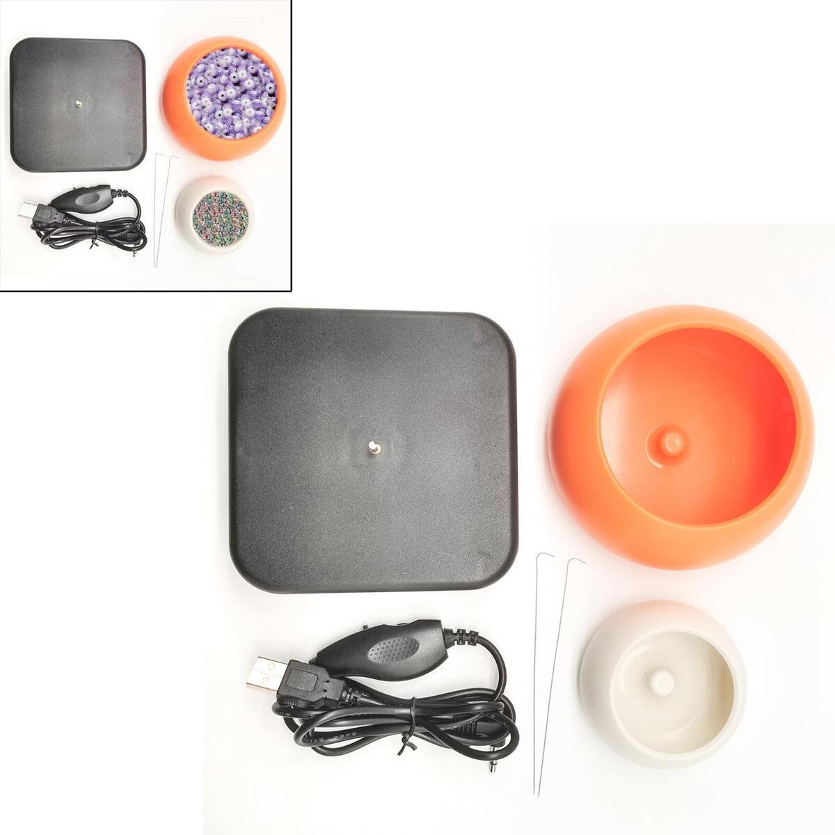 Bead Spinner Accessories 2 Beading Bowls Handsfree for Bracelet Spinnings