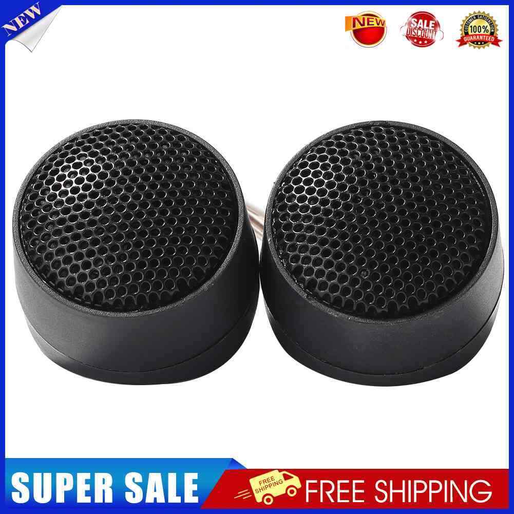 1 Pair Universal Mini Car Interior Tweeter Sensitive Stereo Speakers (S)