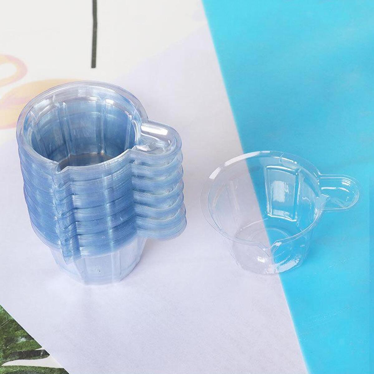 100Pcs Plastic Disposable Cups Dispenser DIY for Epoxy