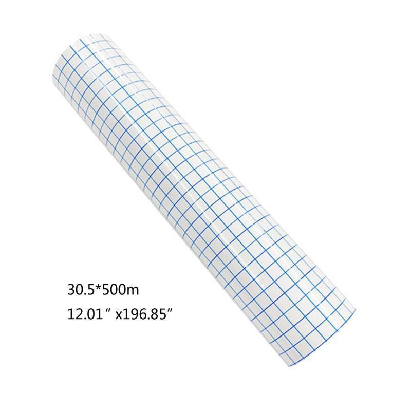 Vinyl Transfer Tape Blue Alignment Grid for Gluing Vinyl-medium Adhesive
