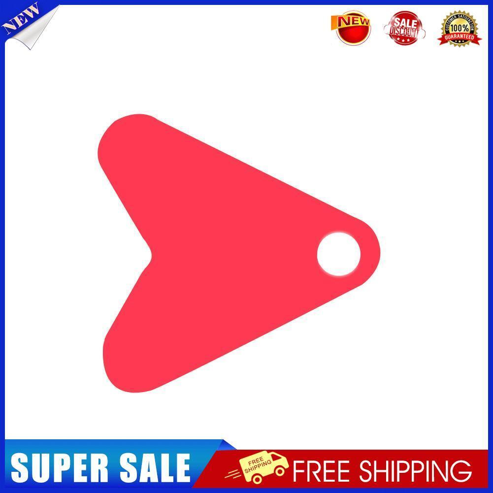 100pcs Plastic Fishtail for Spoon Fishing Lures Red Heart Sequins (22mm)