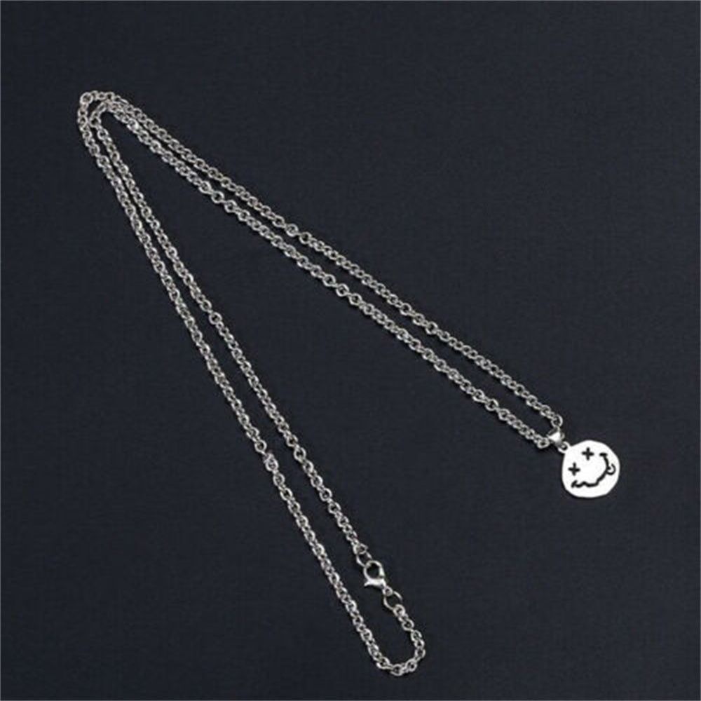 Neck Goth Style Punk Chain Woman Necklace Smiley Face Pendant Jewelry Accessory