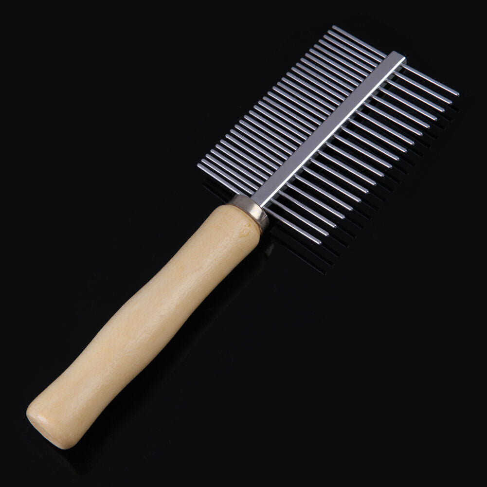 Stainless Steel Pet Dog Cat Hair Fur Double-sided Brush Comb Grooming