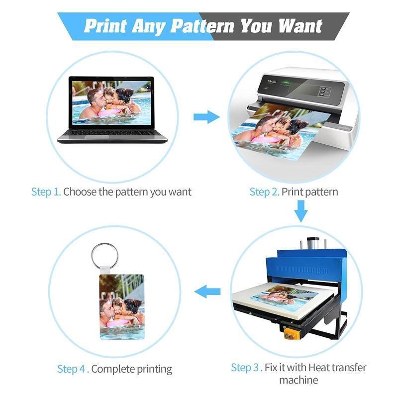 Sublimation Blanks Products Set DIY Blank Keychain Pillow Covers Mouse Pad