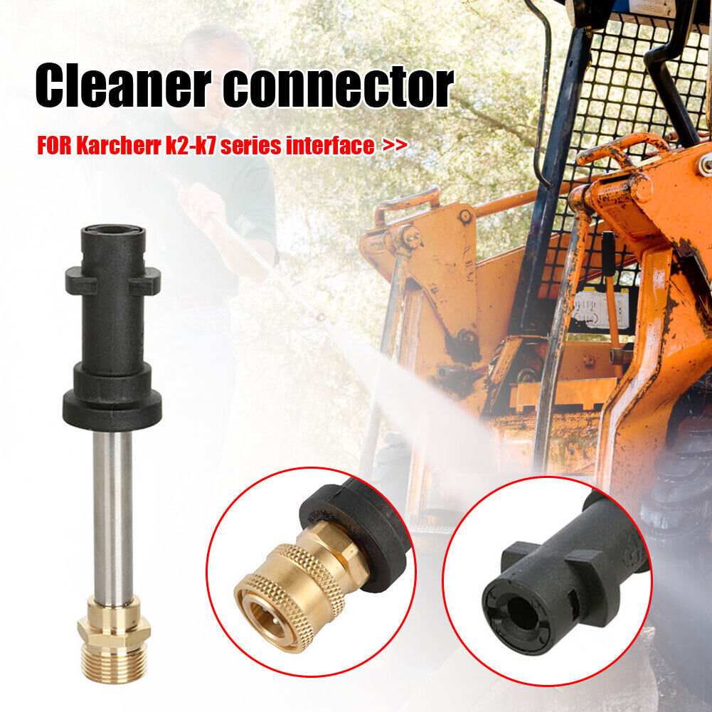 Pressure Washer Gun to M22 14mm Male Extension Adapter for Karcher K2-K7