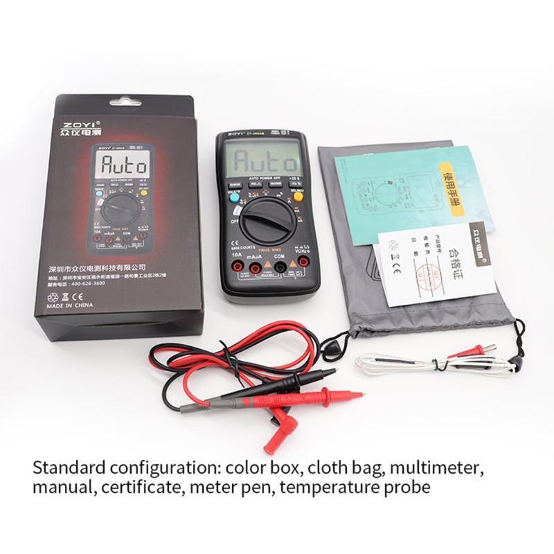 Digital Multimeter RMS NCV AC DC Current Voltage Resistance Meter Blue-tooth