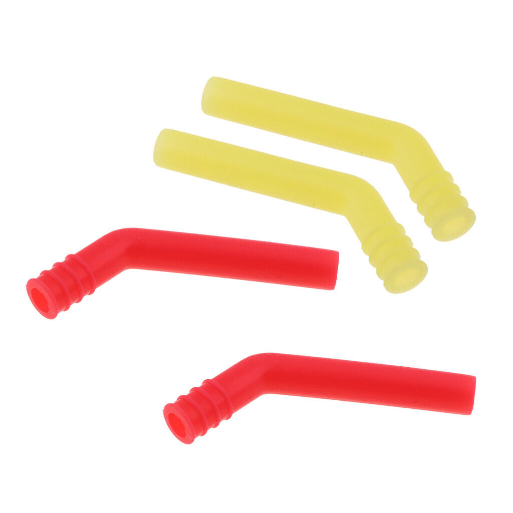 4 x RC Exhaust  Muffler Extension Tube Silicone /8 1/10 RC Car