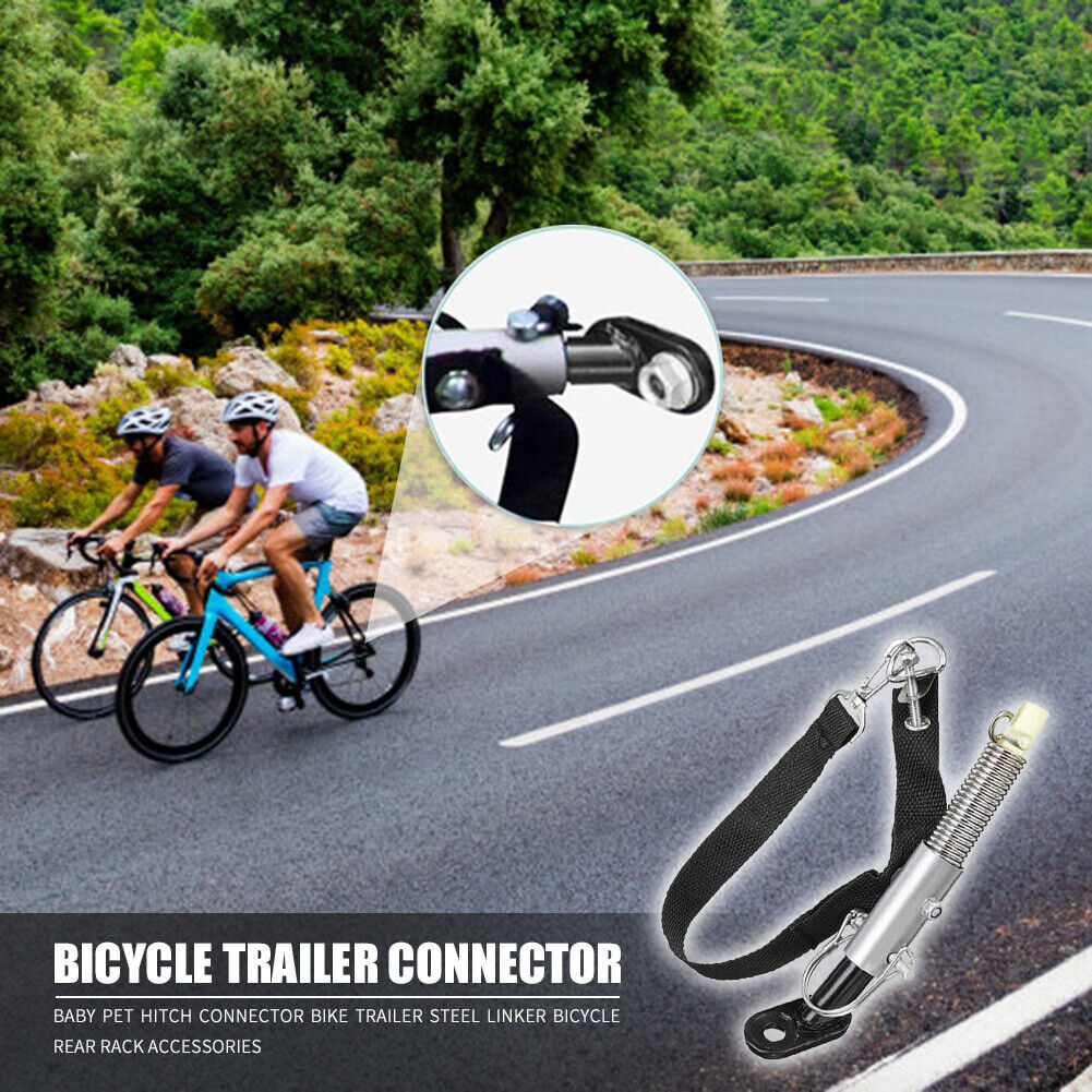 Bike Trailer Steel Linker Bicycle Rear Rack Baby Pet Hitch Linker Connector