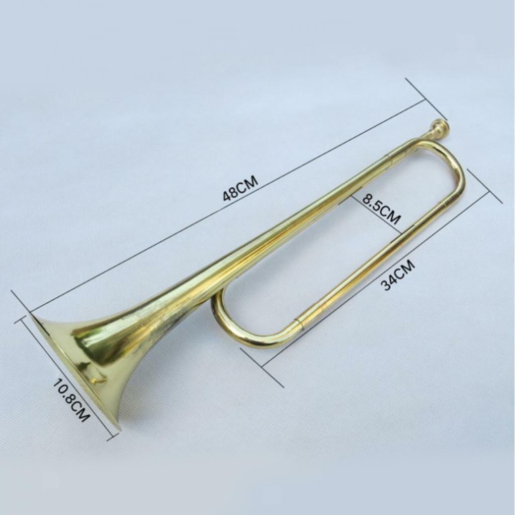Bugle Trumpet,Brass Bugle  Band Cavalry Beginner Orchestra