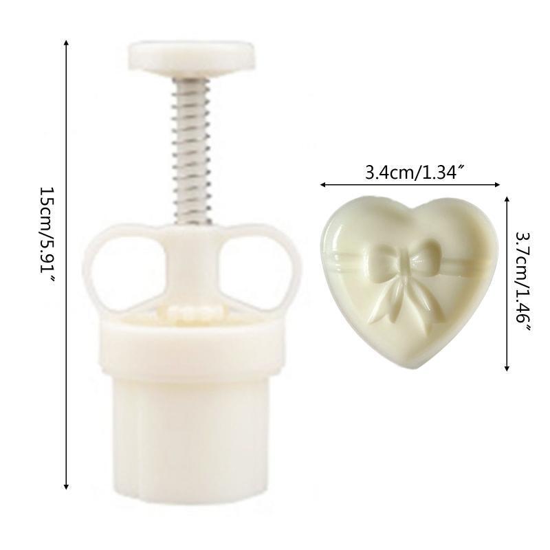 DIY Mooncake Mold Festival Hand Press Mooncake Cutters Pastry Decorating Gadgets