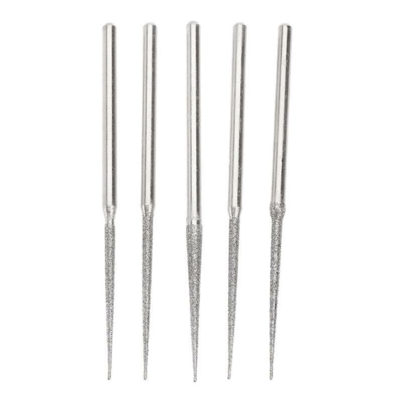 Mini Drill Diamond Grinding Head Shank Grinding Rods Needle Engraving Carving