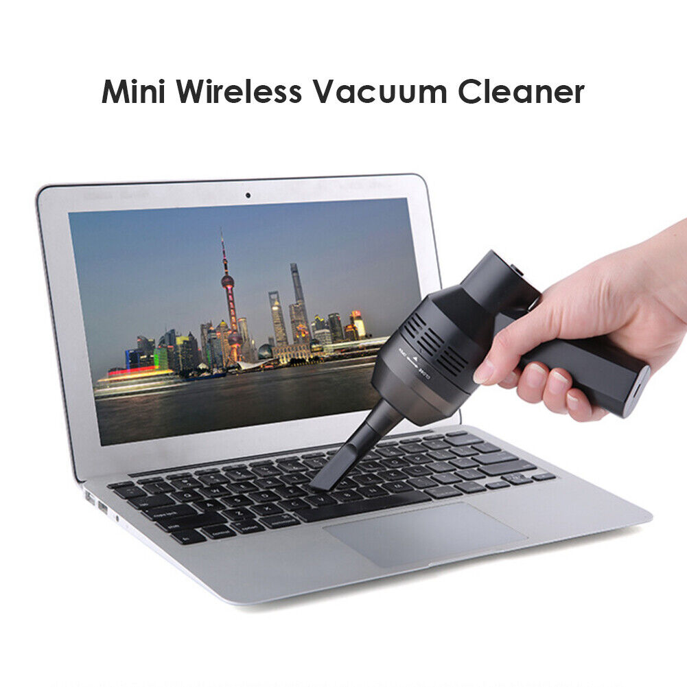 Mini Handheld Vacuum Cleaner Battery Powered PC Keyboard Car Dust Remover