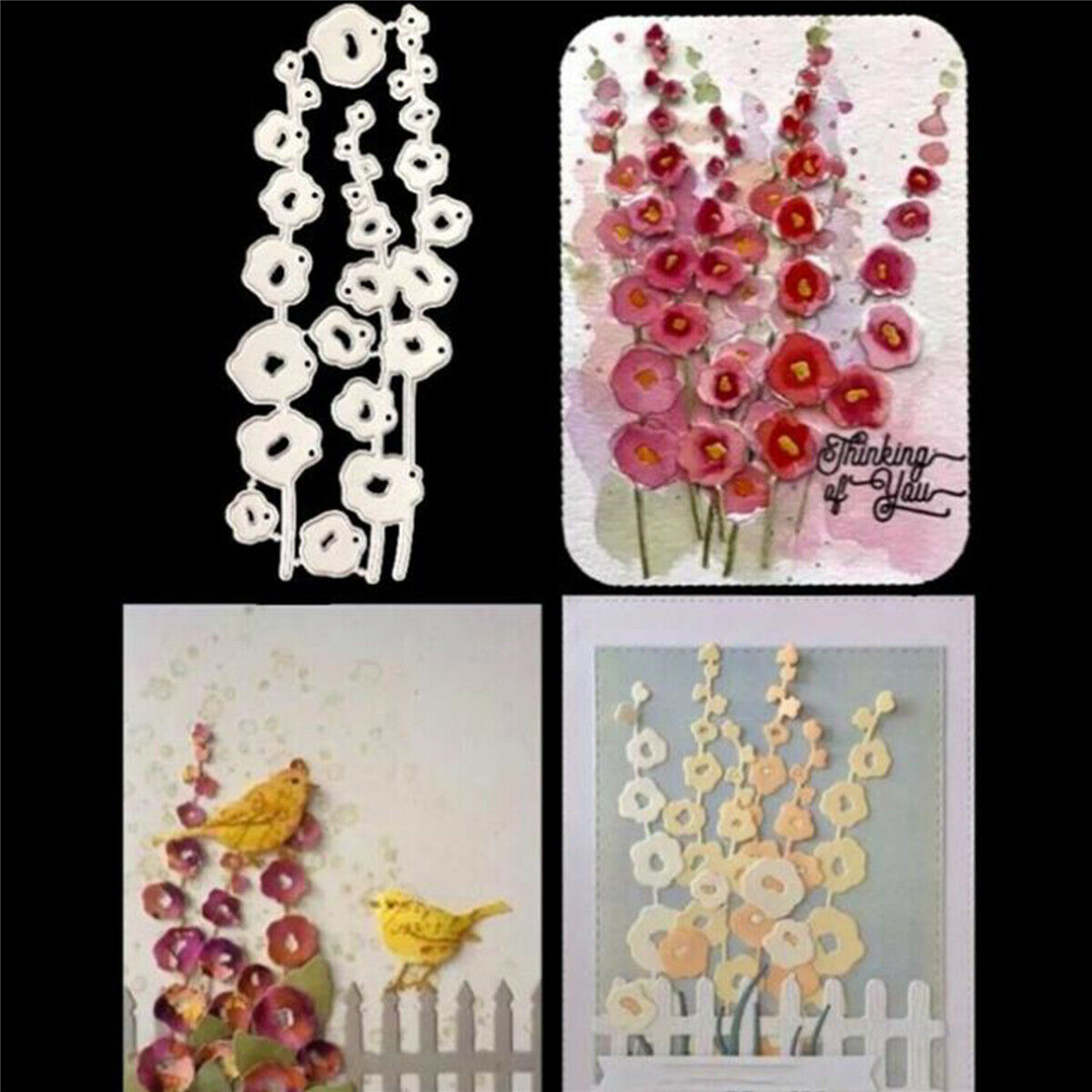 Flower Metal Cutting Dies Stencil Scrapbooking Embossing Paper Cards Album Craft